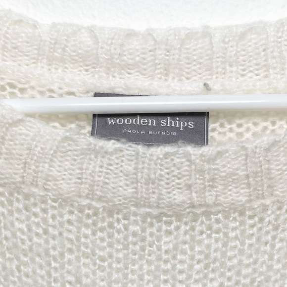 Anthropologie Wooden Ships Game Day Sweater Football NFL Lightweight Super Bowl - Picture 7 of 9